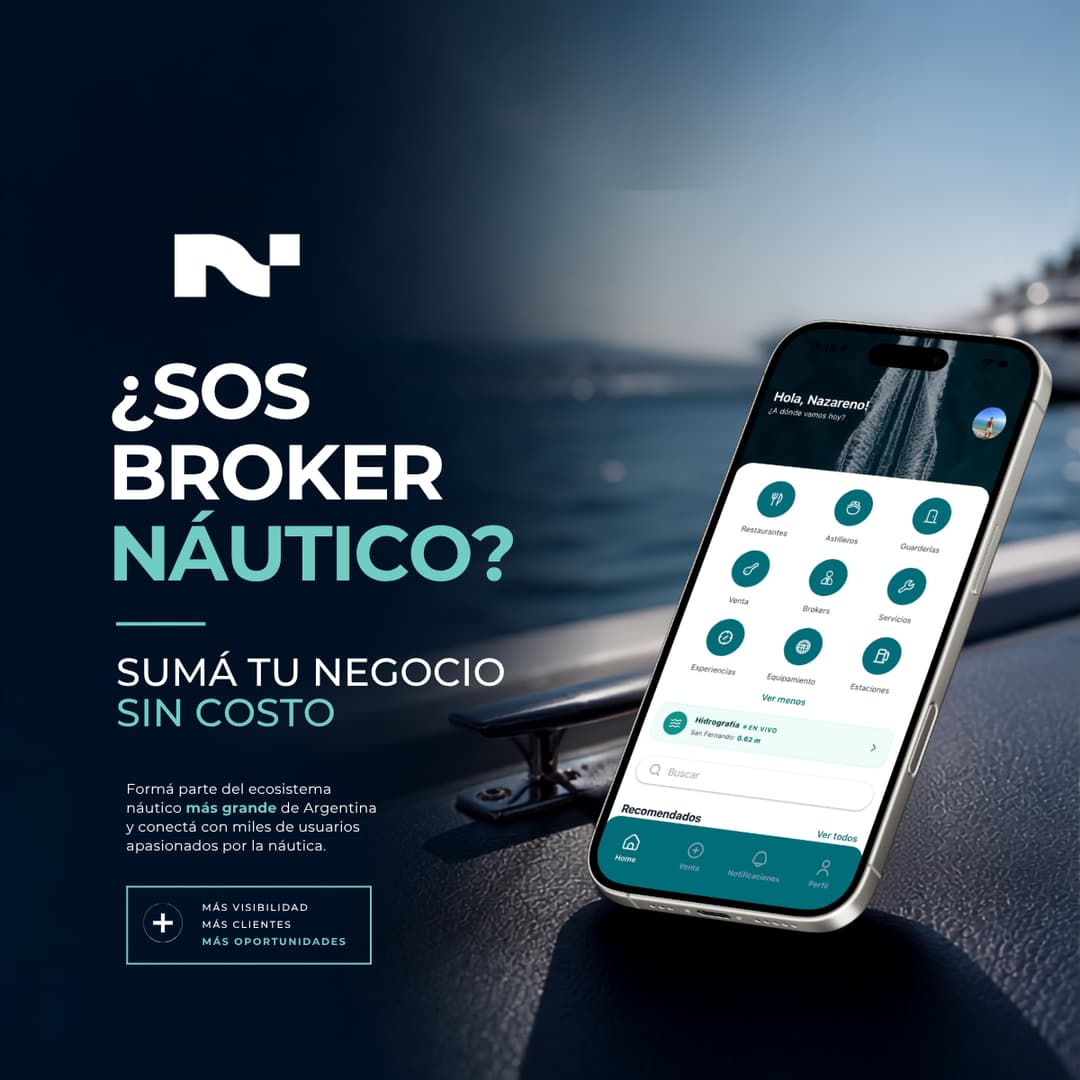 Lancha navegando en el Delta